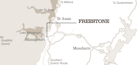 Getting to Freestone - map